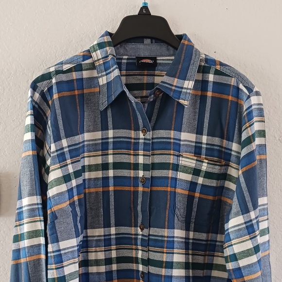 Dickies Tops - Dickies Women's Plaid Flannel Shirt